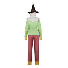The Wizard of OZ Scarecrow Green Set Outfits Cosplay Costume Halloween Suit