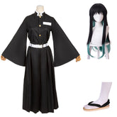 Tokitou Muichirou Black Team Uniform Cosplay Costume Outfits Halloween Carnival Suit