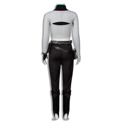 Valorant Sage Gray Black Battle Set Summit Outfits Cosplay Costume