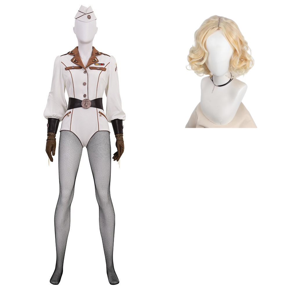 Vought Rising (2027) Private Angel White Jumpsuit Set Outfits Cosplay Costume