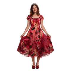 Widow's Bay (2026) Patricia Moyer Red Floral Dress Outfits Cosplay Costume