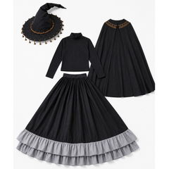 Witch Hat Atelier Season 2 (2026) Coco Black Witch Set Outfits Cosplay Costume