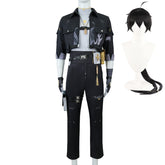 Wuthering Waves (2024) Male Rover Black Set Outfits Cosplay Costume Halloween Carnival Suit