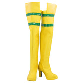 X-Men Rogue Yellow Shoes Boots Cosplay Accessories Halloween Props