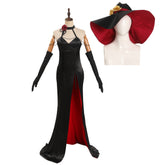 Yor Forger Black Witch Dress Outfits Cosplay Costume Halloween Carnival Suit - Coshduk