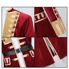 Young Washington (2026) Washington Red Jacket Set Outfits Cosplay Costume