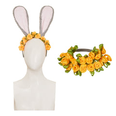 Zootopia 2 (2025) Judy Hopps Yellow Flowers Wreath Ears Cosplay Headband Accessories Props