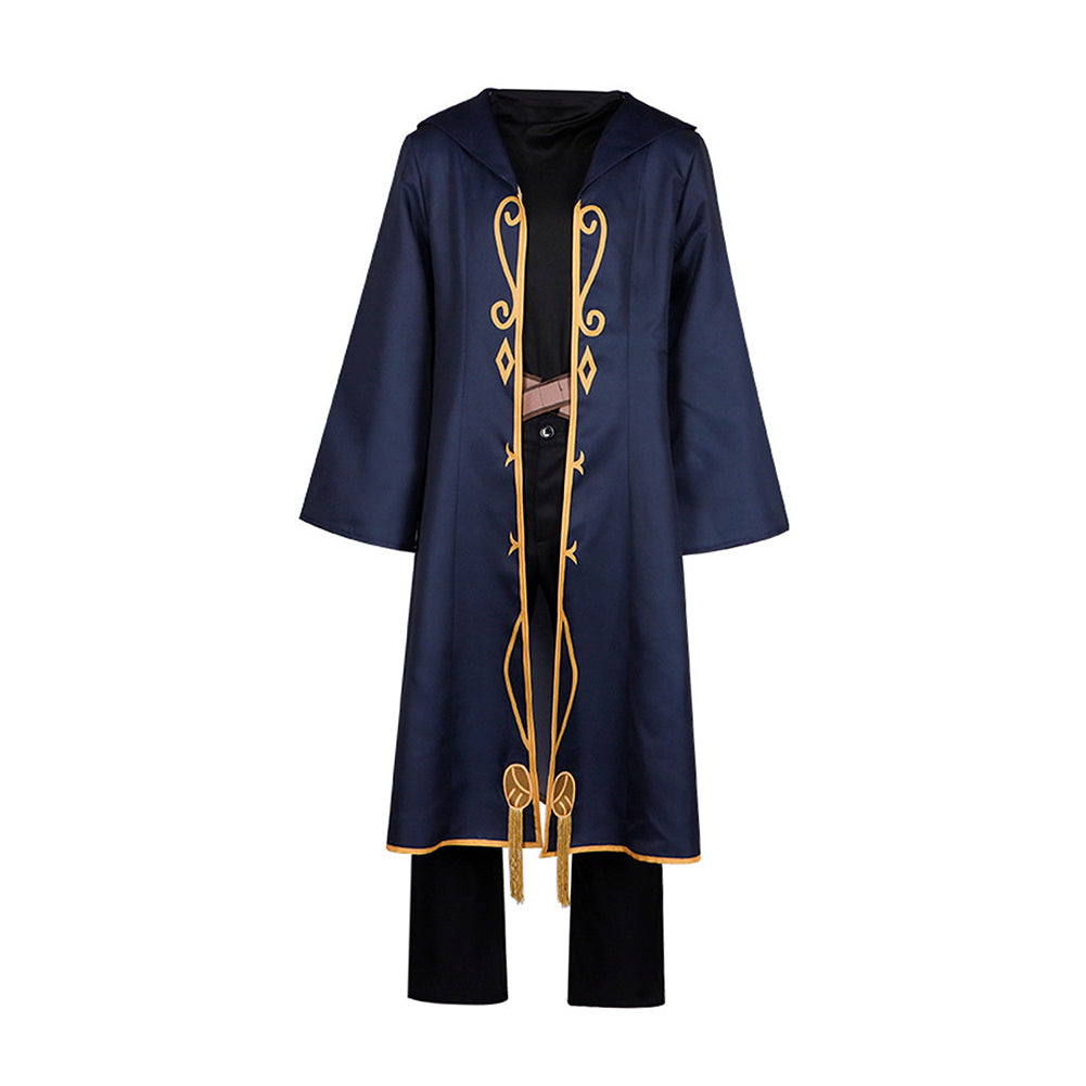 A Gatherer's Adventure in Isekai (2025) Kamishiro Takeru Blue Coat Set Outfits Cosplay Costume