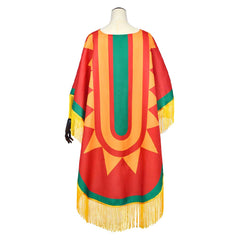 Adult Kids The Super Mario Galaxy Movie (2026) Tostarenans Red Green Cape Cloak Outfits Cosplay Costume