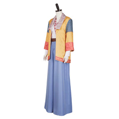 Agatha All Along (2024) Lilia Calderu Yellow Blue Set Outfits Cosplay Costume