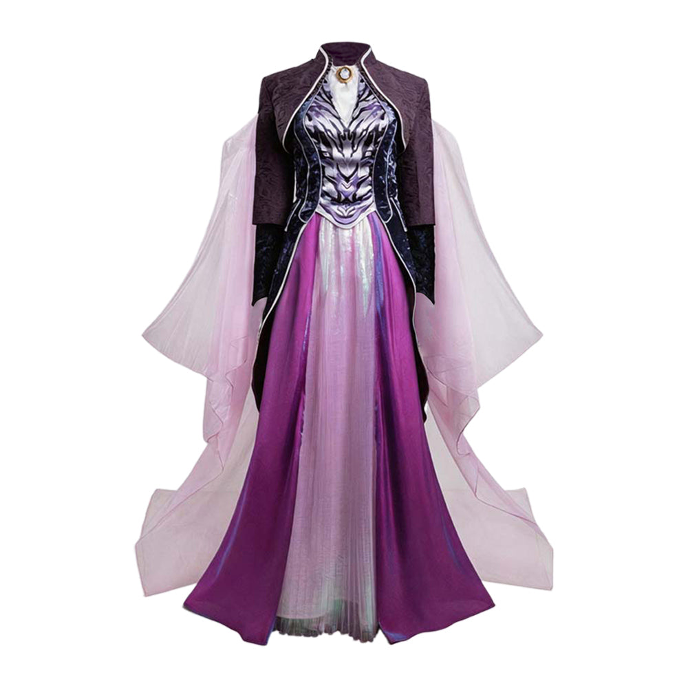 Agatha All Along Agatha Ghost Purple Outfits Halloween Cosplay Costume