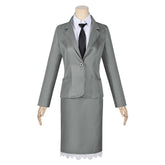 Agents Of The Four Seasons (2026) Ayame Hazakura Gray Suit Set Outfits Cosplay Costume