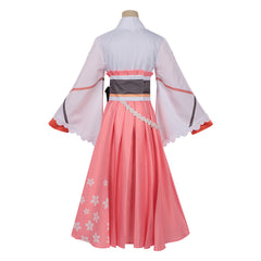 Agents Of The Four Seasons (2026) Kayou Hinagiku Pink Kimono Set Outfits Cosplay Costume