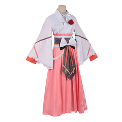 Agents Of The Four Seasons (2026) Kayou Hinagiku Pink Kimono Set Outfits Cosplay Costume