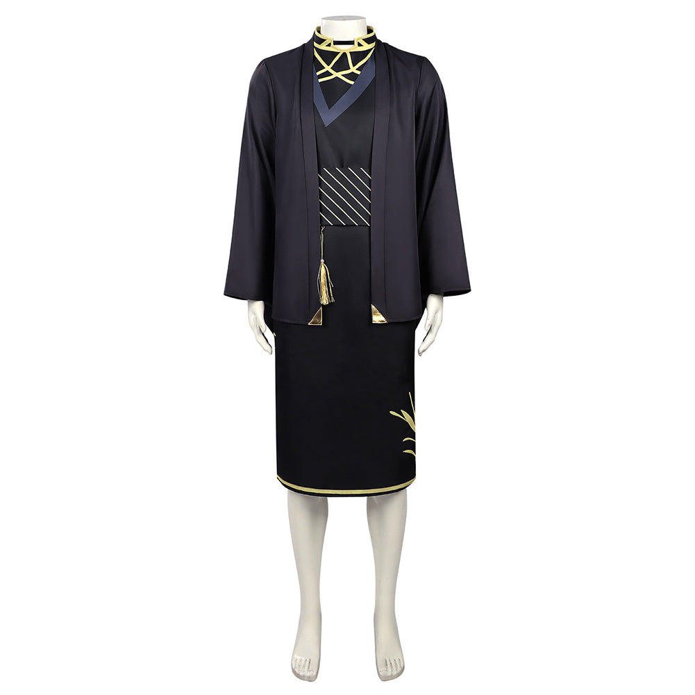 Agents Of The Four Seasons (2026) Rosei Kantsubaki Black Set Outfits Cosplay Costume