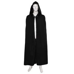 Ahsoka Baylan Skoll Black Hooded Long Cloak Cosplay Costume Halloween Suit