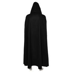 Ahsoka Baylan Skoll Black Hooded Long Cloak Cosplay Costume Halloween Suit