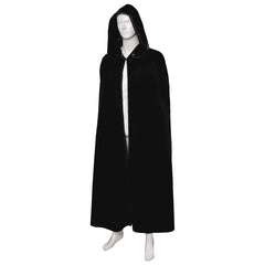 Ahsoka Baylan Skoll Black Hooded Long Cloak Cosplay Costume Halloween Suit