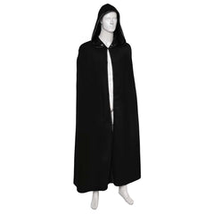 Ahsoka Baylan Skoll Black Hooded Long Cloak Cosplay Costume Halloween Suit