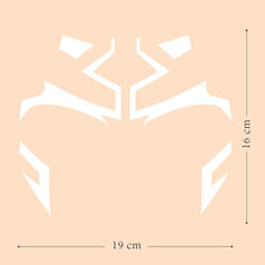 Ahsoka Tano White Face Tattoo Stickers Cosplay Accessories Halloween Props