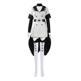 Akame Ga Kill Esdeath White Dress Set Outfits Cosplay Costume Halloween Suit