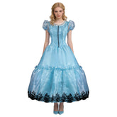 Alice In Wonderland Alice Blue Dress Outfits Cosplay Costume Halloween Suit