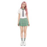 Alien Stage High School Mizi Sua Hyuna Green Skirt Uniform Set Outfits Cosplay Costume