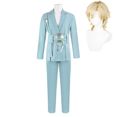 Alien Stage Luka Blink Gone White Blue Suit Set Performance Outfits Cosplay Costume