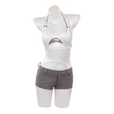 Alien Stage Mizi White Bodysuit Shorts Set Outfits Cosplay Costume