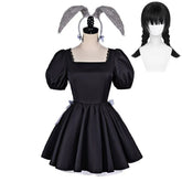Alien Stage Sua Baniste Black Dress Bunny Set Outfits Cosplay Costume