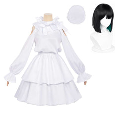Alien Stage Sua Young White Skirt Set Outfits Lolita Cosplay Costume