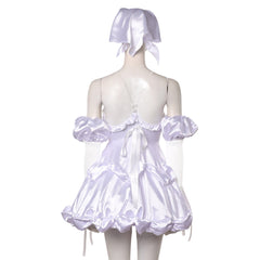Alien Stage ZOMST Candy Scar Sua White Dress Performance Outfits Cosplay Costume