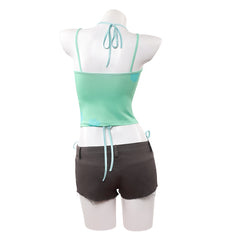 Alien Stage ZOMST Mizi Green Top Shorts Bikinis Set Outfits Cosplay Costume