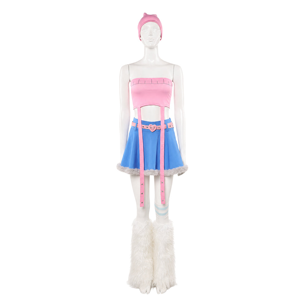 Alien Stage ZOMST Mizi Pink Blue Skirt Stage Set Outfits Cosplay Costume