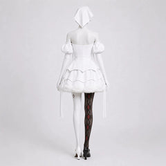 Alien Stage ZOMST Sua White Dress Set Performance Outfits Cosplay Costume