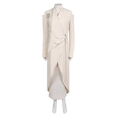 Andor Season 2 (2025) Mon Mothma White Long Coat Dress Outfits Cosplay Costume