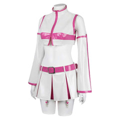 Anime 2.5 Dimensional Seduction (2024) Ririsa Amano White Dress Outfits Cosplay Costume Halloween Carnival Suit