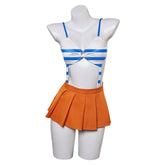 Anime One Piece Nami Swimsuit Cosplay Costume Outfits Halloween Carnival Suit