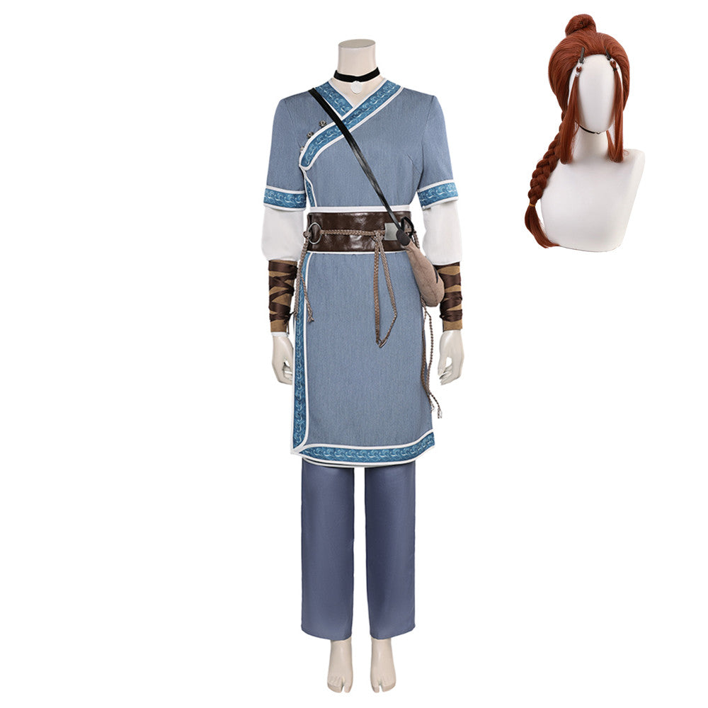 TV Avatar The Last Airbender 2024 Katara Blue Set Cosplay