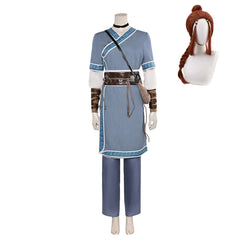 TV Avatar: The Last Airbender (2024) Katara Blue Set Cosplay Costume Outfits Halloween Carnival Suit