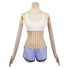 Anime Dandadan (2024) Seiko Ayase Casual Tank Top Shorts Outfits Cosplay Costume Halloween Carnival Suit