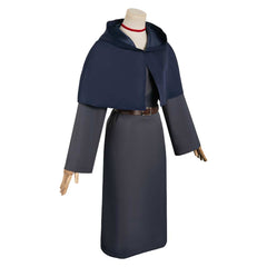 Anime Delicious In Dungeon 2024 Marcille Falin Blue School Uniform Cosplay Costume