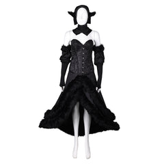 Anime Delicious in Dungeon Marcille Master of the Dungeon Black Dress Outfits Cosplay Costume Halloween Carnival Suit