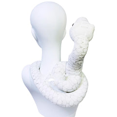 Anime Iguro Obanai White Snake Cosplay Accessories Halloween Carnival Props