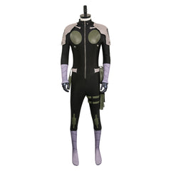Anime Kaiju No.8 (2024) Kafka Hibino Black Jumpsuit Outfits Cosplay Costume Halloween Carnival Suit