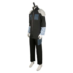 Anime Kaiju No.8 (2024) Soshiro Hoshina Black Team Set Outfits Cosplay Costume Halloween Carnival Suit