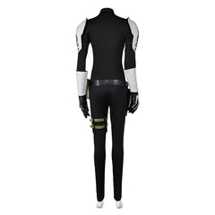 Anime Kaiju No.8 Ashiro Mina Black Jumpsuit Cosplay Costume Outfits Halloween Carnival Suit