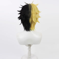 Anime Mashle: Magic and Muscles Rayne Ames Black And Yellow Wig Cosplay Accessories Halloween Carnival Props