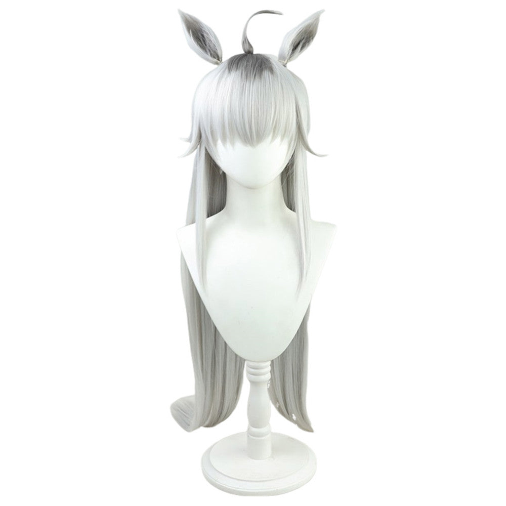 Anime Oguri Cap White Wig Cosplay Accessories Halloween Carnival Props