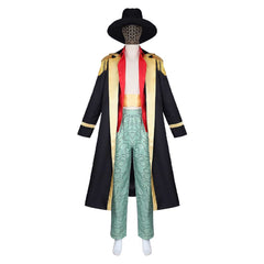 Anime One Piece Marshall·D·Teach Blackbeard Pirates Outfits Cosplay Costume Halloween Carnival Suit